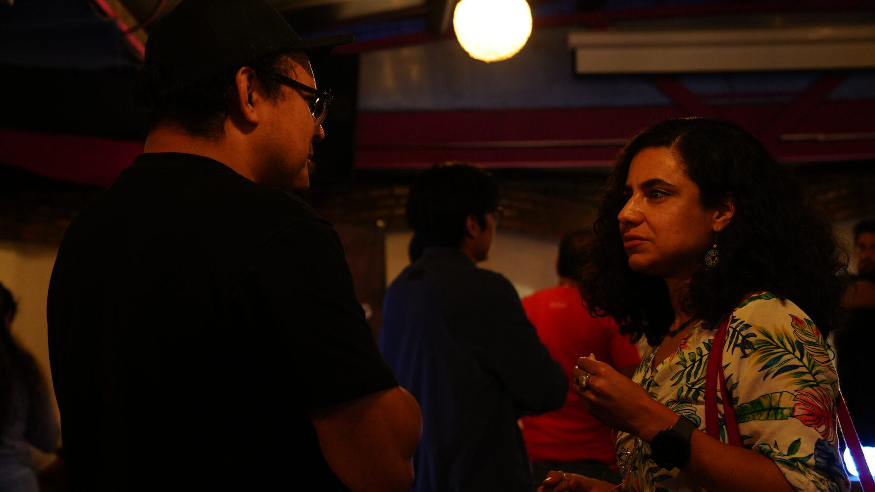 Intercambio durante Tech & Chill Puebla